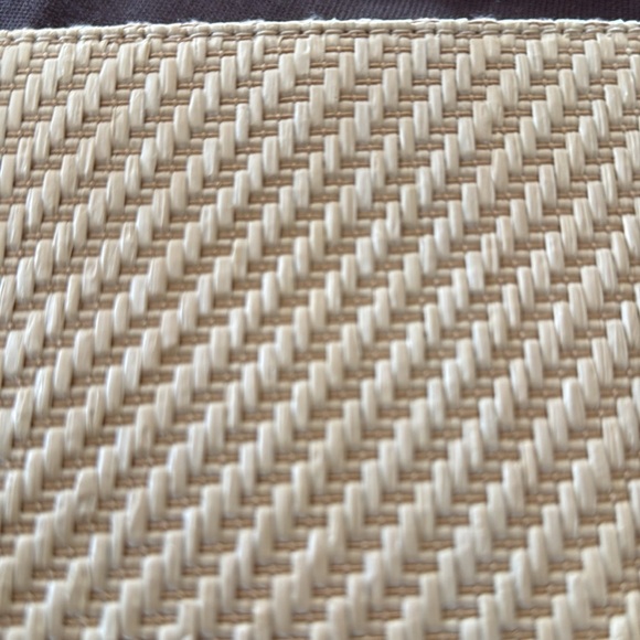 Michael Kors straw python capsule envelope clutch. - Picture 5 of 12